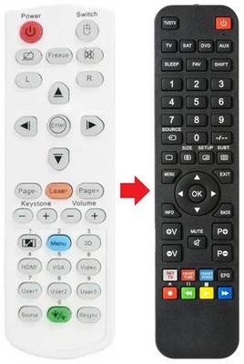 Fernbedienung geeignet für OPTOMA HD31UST | W319UST | W319USTE