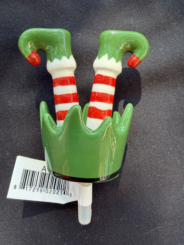 Nora Fleming Jingle Toes Pies de Elfo Mini Plato de Cerámica de Navidad Dije A143 ¡NUEVO CON ETIQUETAS! Foto 2 de 4