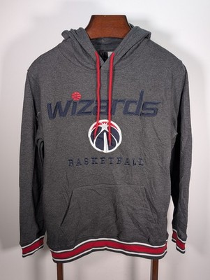 Washington Wizards Hoodie Sweatshirt Mens Small Gray NBA Basketball UNK Fleece