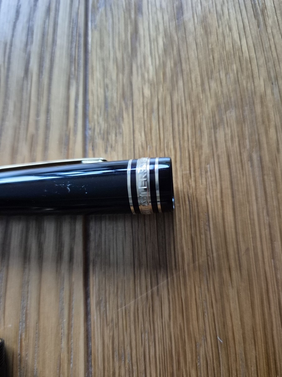 Vintage Montblanc Meisterstuck Fountain Pen 14k Gold 4810 585 Nib