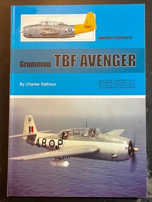 TBF AVENGER  Warpaint Series #87 THICK PHOTOS, DRAWINGS, SIDE VIEWS RARE