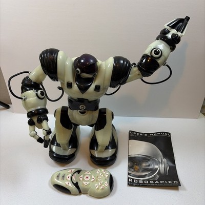 WowWee Robosapien Humanoid Glow in the Dark Robot w/ Remote (For Parts/ Repair)
