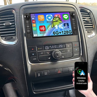 6+128GB Carplay Für Dodge Durango 2011-13 Android 15 Autoradio GPS NAVI RDS WIFI