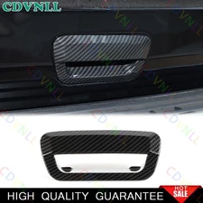 For Jeep Grand Cherokee 14+ ABS Carbon Fiber Trunk Tailgate Door Bowl Cover Trim