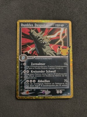 Dunkles Despotar 19/109 Classic 30C Stempel Pokemon 30 Jahre Deutsch NM Holo