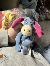 Walt Disney World Winnie The Pooh - EEYORE BeanBag Plush Stuffed Animal 9"