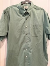 L.L. Bean Men's Olive Green Xl Wrinkle Resistant