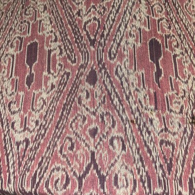 Ikat Woven Fabric, Pua Kumbu textile, Iban of Borneo, Indonesia. Antique/Vntage