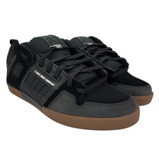 DVS Comanche 2.0 Shoes Mens Size 13 Black Gum Skateboarding Sneakers DVF0000323