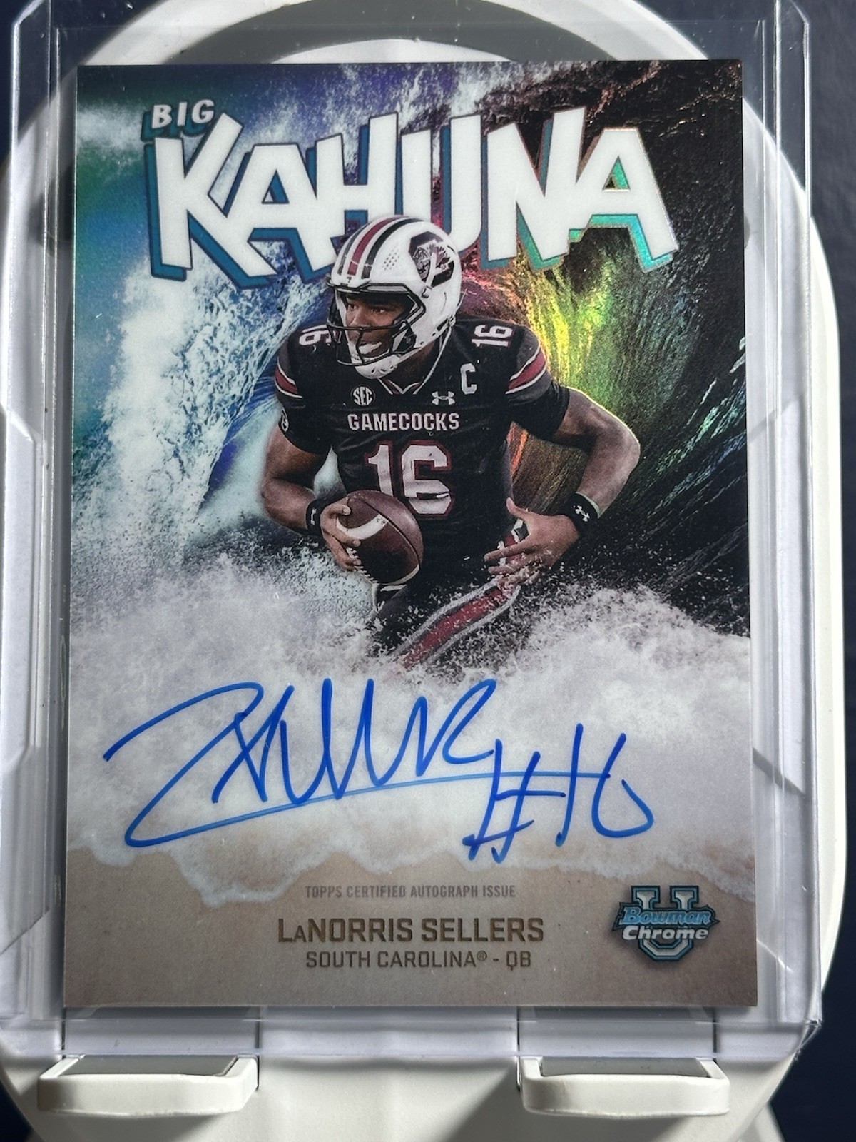 2025 Bowman Chrome U - CASE HIT LaNorris Sellers Big Kahuna Auto South Carolina