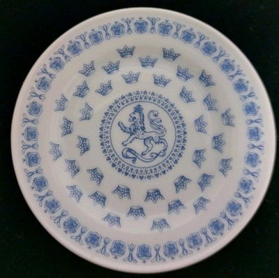 SVEA Rörstrand Franklin Mint MINIATUR Teller Porzellan Sammelteller 7,7 cm