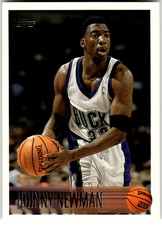 1996-97 Topps #56 JOHNNY NEWMAN Milwaukee Bucks NBA Basketball