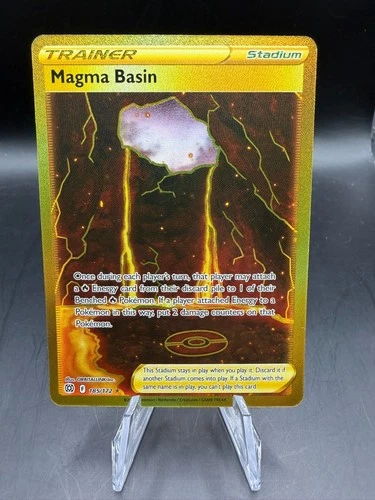TCG POKEMON MAGMA BASIN SECRET RARE 185/172 BRILLIANT STARS