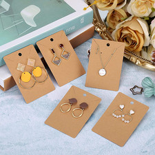 Works Great 500 Pcs Earring Display Cards - Well-made Earring Cards with Good...