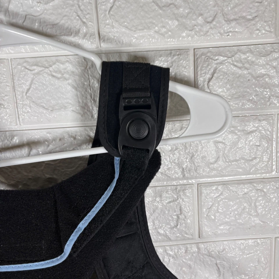 Soporte Lumbar Breg Correas Ajustables Negro Atlético Médico Foto 3 de 4