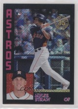 2019 Silver Pack Series 2 1984 Topps Baseball Black /199 Myles Straw #T84-48 0q3