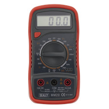 Image of Sealey Mm20 Digital Multimeter 8 Function With Thermocouple