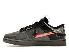 Nike SB Dunk Low Black Iridescent Grid Skate ...