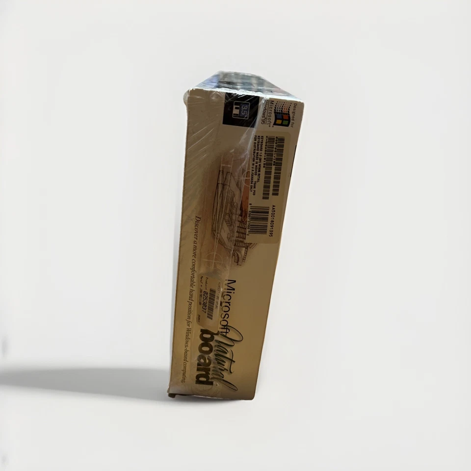 Vintage 1995 Microsoft Natural Keybaord Windows & MS-Dos Systems - New, Rip Seal - Image 3 of 4