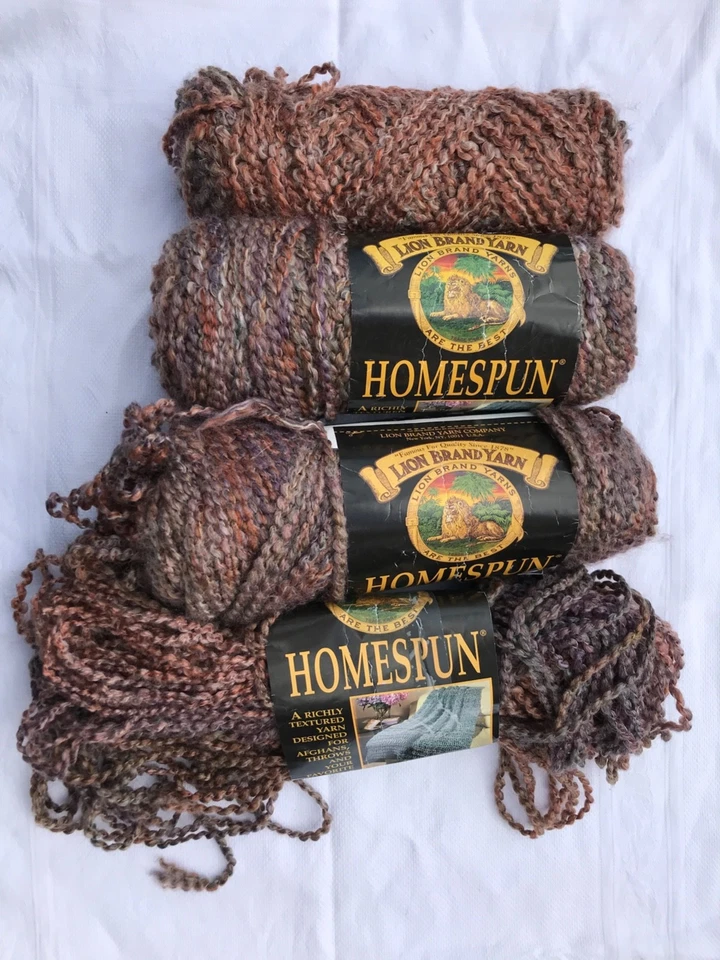 Lion Brand Homespun Yarn 2+ 6 Oz Skeins 319 Adirondack - Image 4 of 4