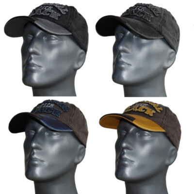 Cool4 VINTAGE BASECAP 2-Farbig THE BLACK Baseball Kappe Retro Cap E55