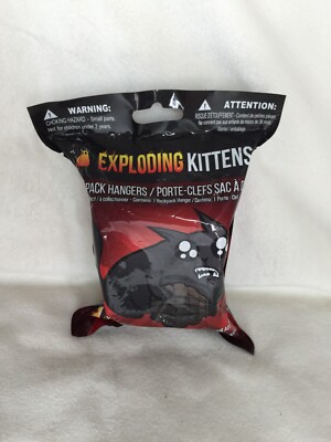 Exploding Kittens Blind Bag Backpack Hangers New