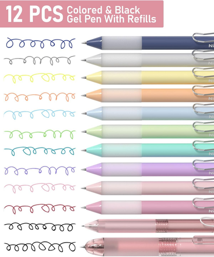 78 PCS Aesthetic School Supplies with Cute Pen Case, 12 Pastel Highlighters, 12 - Picture 6 of 12