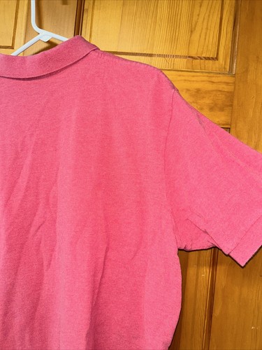 Polo Ralph Lauren Men’s Polo Shirt XL Classic Fit Mesh Coral Pink Blue Pony - Picture 9 of 11