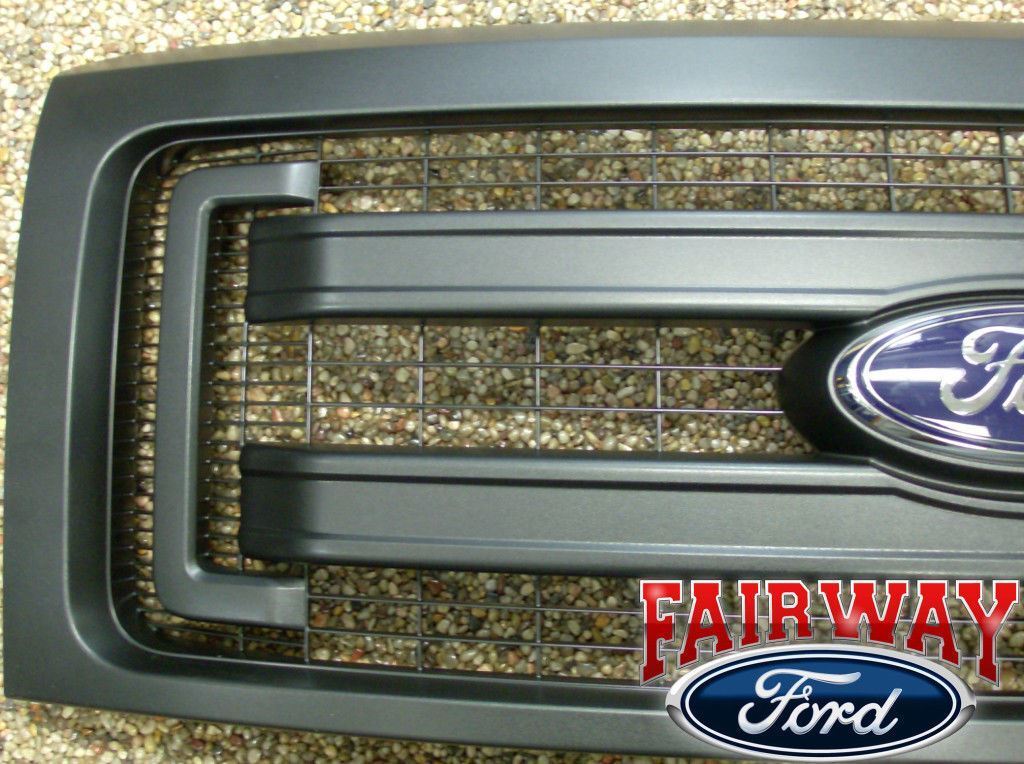 2009 thru 2014 F-150 OEM Genuine Ford Parts Black XL Model Grille