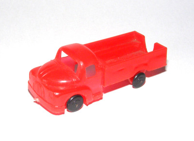Groschenauto Plastik Rollachser Modellauto Mannschaftswagen Farm LKW Chevy  ?