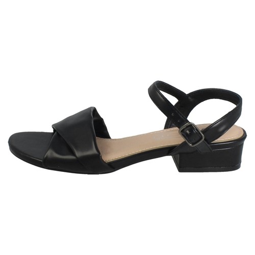 Ladies F1R2113 By Spot On Low Block Heel Sandal Retail Price £26.99 - Picture 3 of 17
