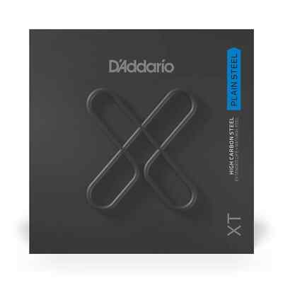 2X D'Addario XTPL017 Single XT Plain Steel 017 Single Guitar String - 2 Pack
