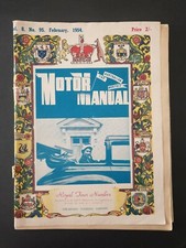 THE AUSTRALIAN MONTHLY MOTOR MANUAL MAGAZINE February 1954 Vol.8 No.95