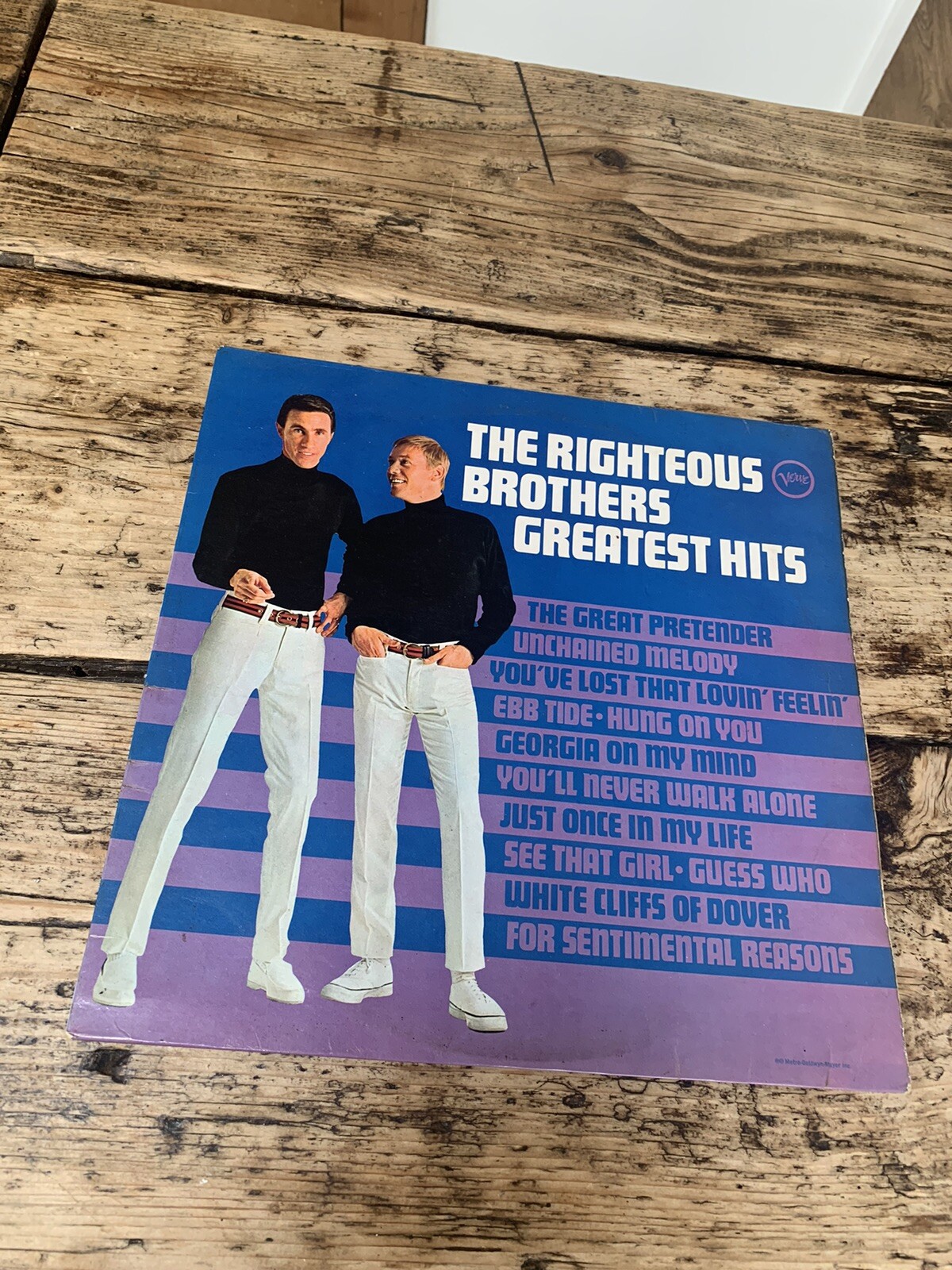Righteous Brothers Greatest Hits Verve 60s Plays OK Unchained, Lovin’ Feel 1st