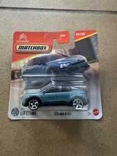 Matchbox 2024 Citroen e-C4 Metallic Blue 84/100 Combined Post