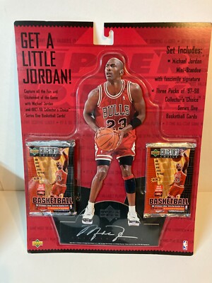 お得 【未開封】マイケルジョーダン Get a Little Jordan Mini Standee UPPER DECK コレクターズチョイス 5333433057_2