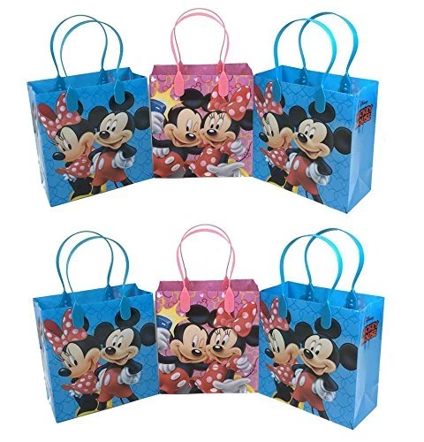 Bolsas de botín de dulces regalo golosinas regalo fiesta cumpleaños Mickey y Minnie Mouse 12 un. Foto 3 de 3