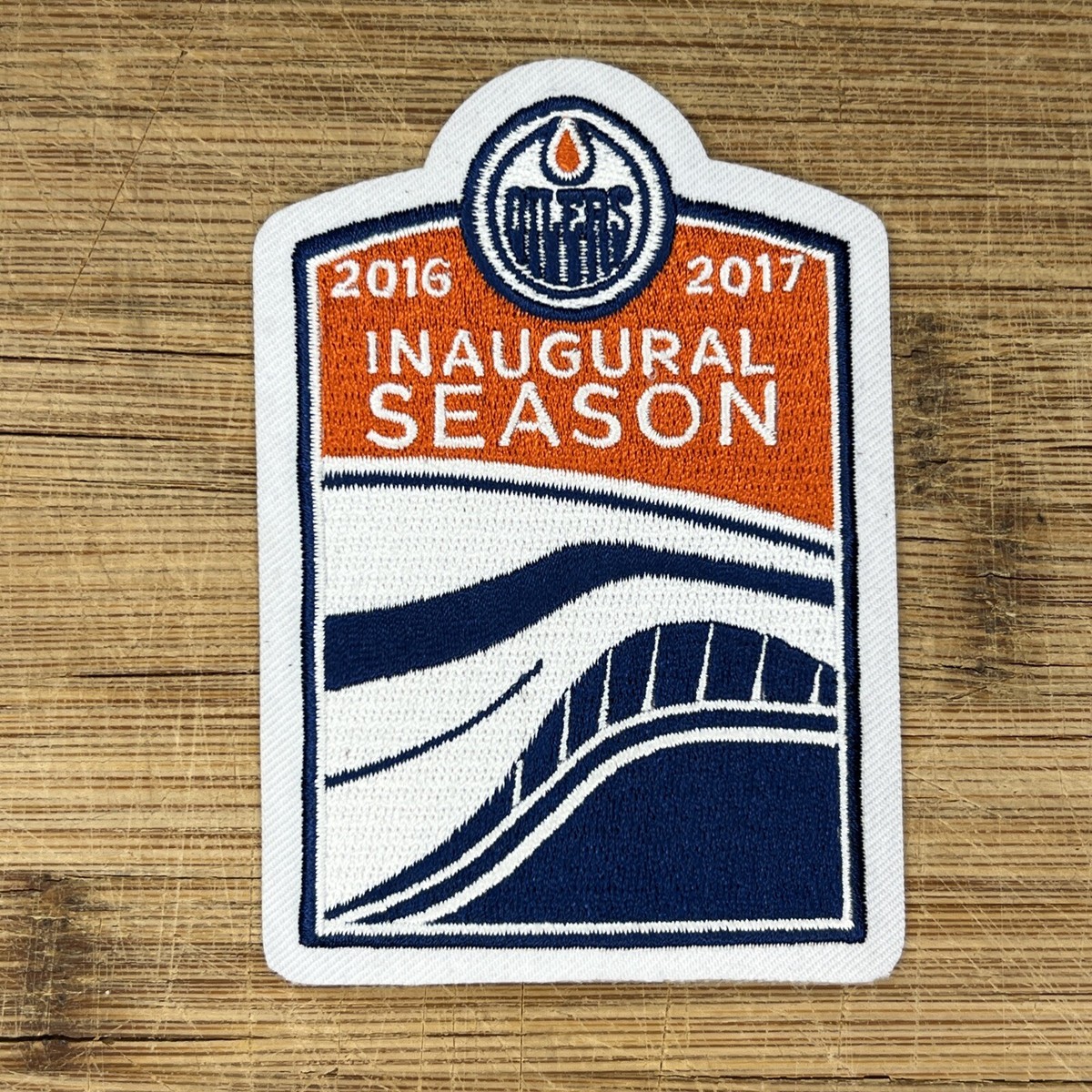 Edmonton Oilers Inaugural Season Patch – Rogers Place 2016, Connor McDavid, NHL