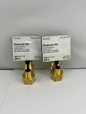 QTY 2 Powercare  AP31090 Pressure Washer Coupler Reducer  1/4" MNPT x 3/8" MNPT