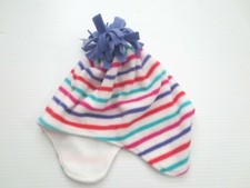 GAP Kids Fleece Winter Hat Multicolor Stripe - Size L/XL - NWT