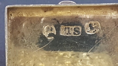 3: Unusual Document Case Shape Wlm IV 1831 H/M Sterling Silver Vinaigrette 7g - Picture 7 of 15