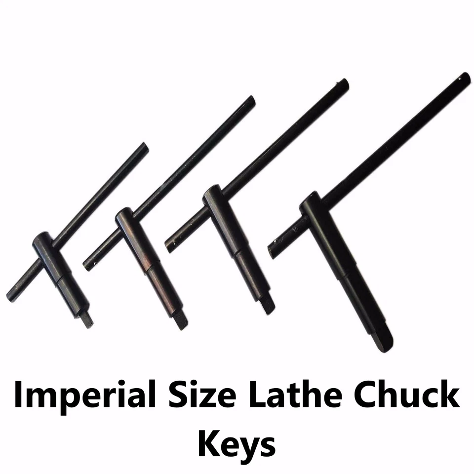 Lathe Chuck Key Various Sizes Engineering Tools 3/16 1/4 5/16 3/8 7/16 1/2"