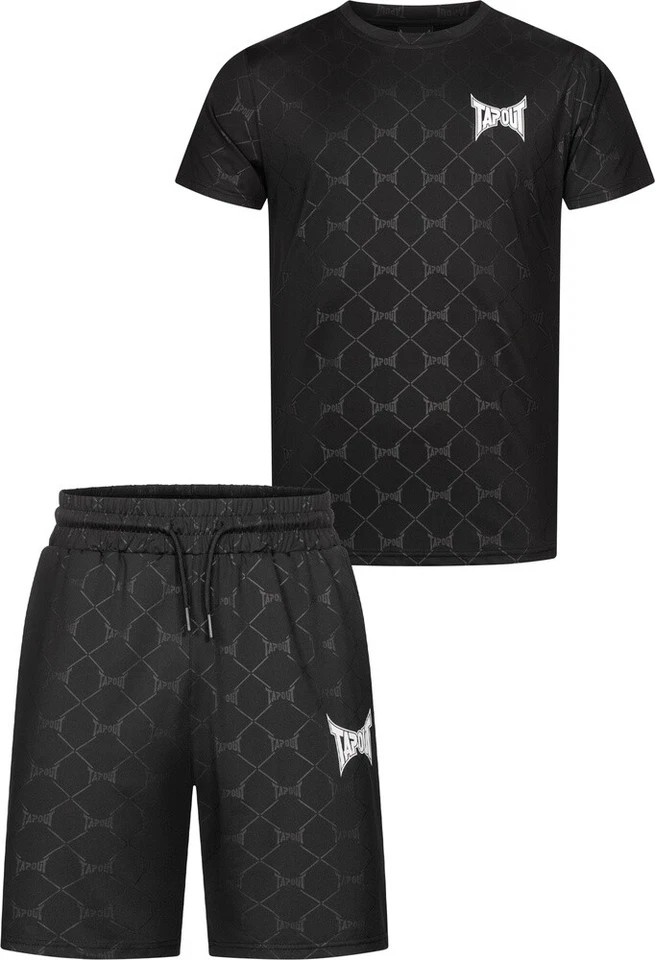Tapout Philios Herren T-Shirt & Shorts Set normale Passform - Bild 1 von 1
