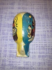 Vintage Clicker Clacker Noise Maker Tin Metal Litho Clown Musicians