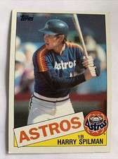 1985 Topps Baseball Card #482 Harry Spilman Houston Astros Nm Free Shipping!