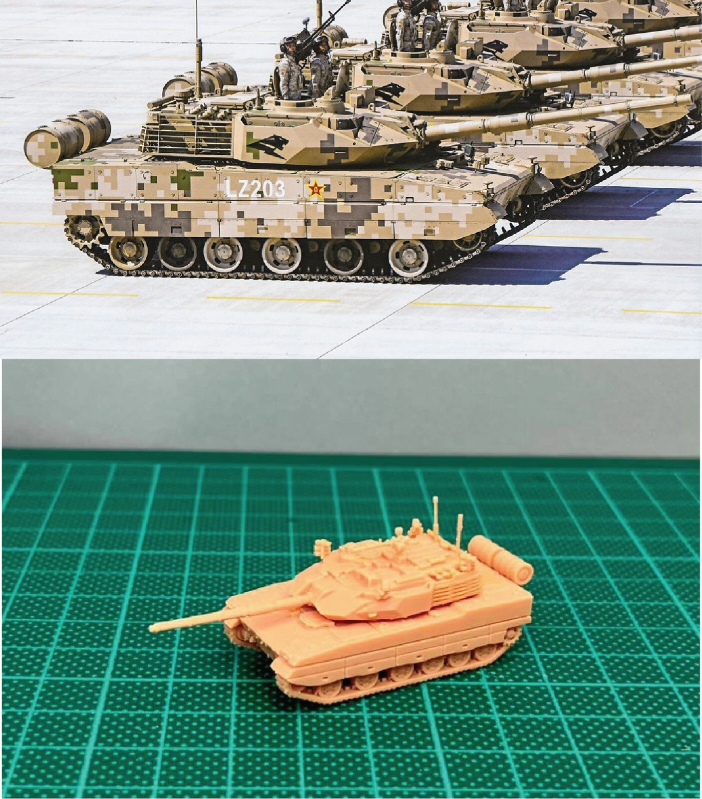 1/144 Chinese ZTQ15 Light Tank (fine detail) Resin Kit INSTITUTO