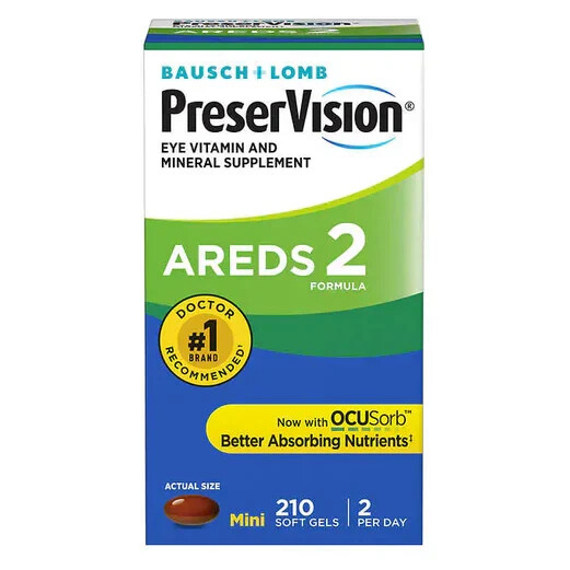 PreserVision AREDS 2 Formula, 210 geles blandos caducidad 03/2026
