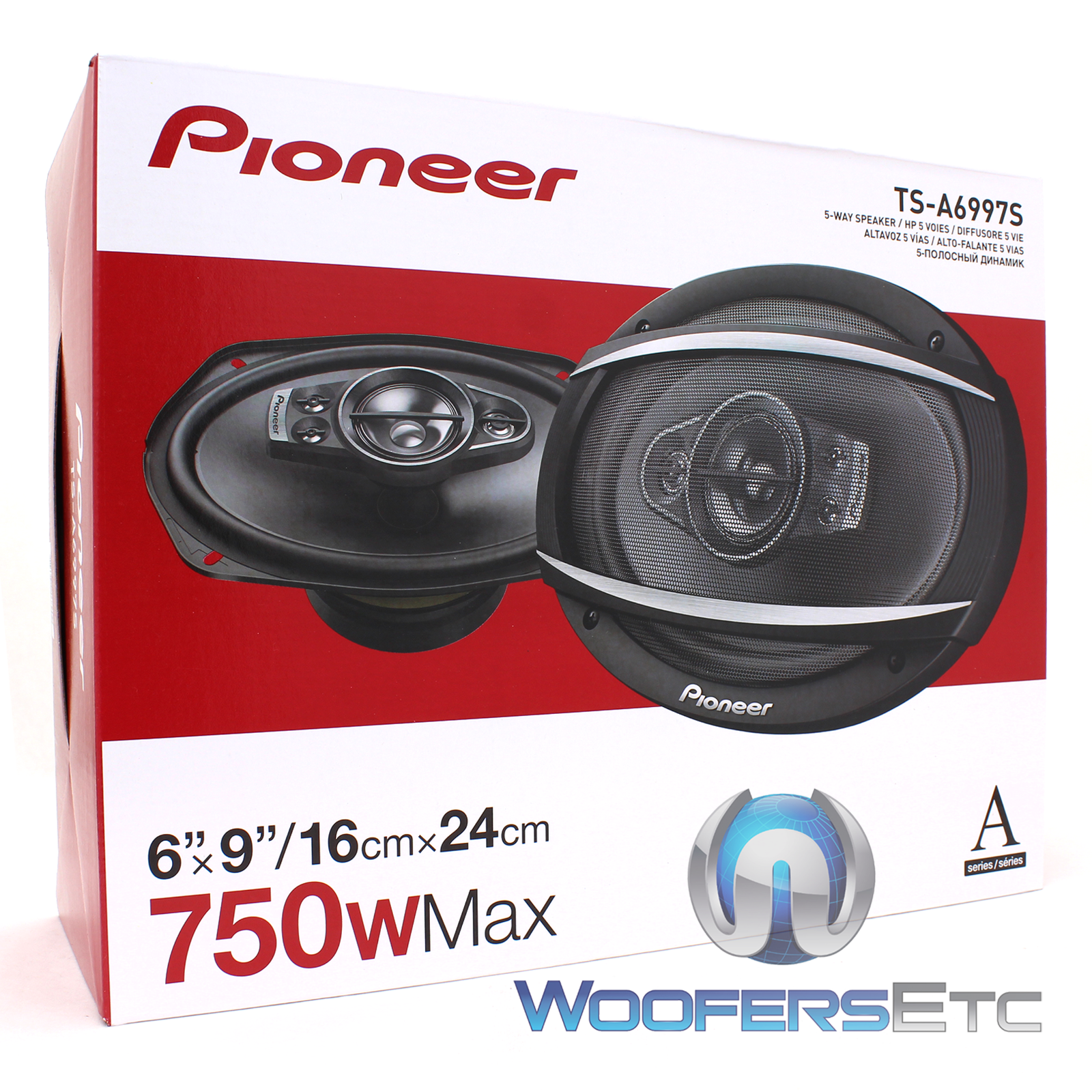 ALTAVOCES AMPLIFICADOR COAXIAL AUDIO PARA AUTOMÓVIL PIONEER 750W 5 VÍAS 6X9 | eBay