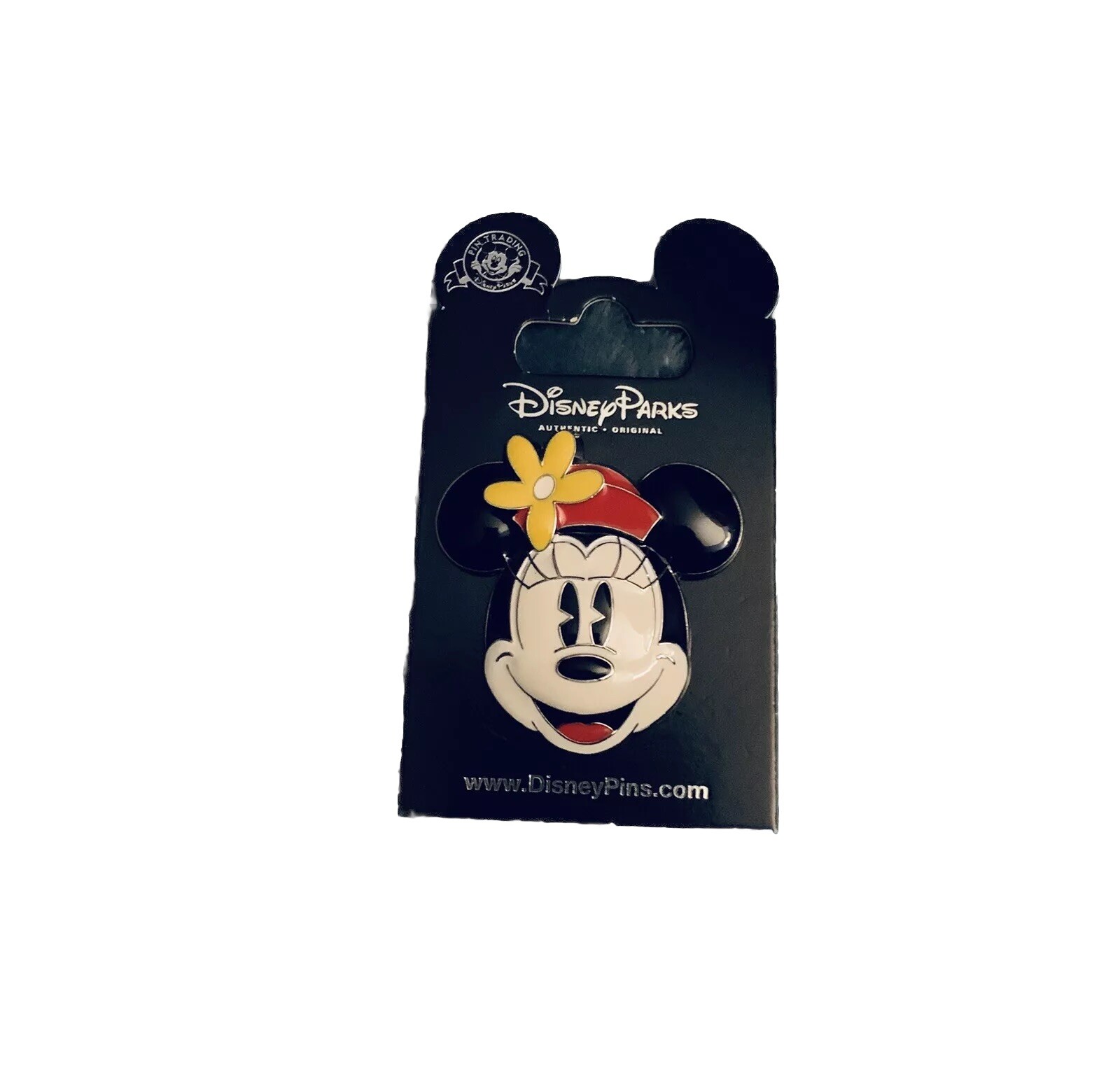 MINNIE MOUSE Trading Pin DISNEY WORLD Retro Style Disneyland WDW NEW on CARD