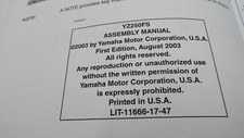 Yamaha YZ250F Motorcycle Repair Manuals & Literature for sale | eBay